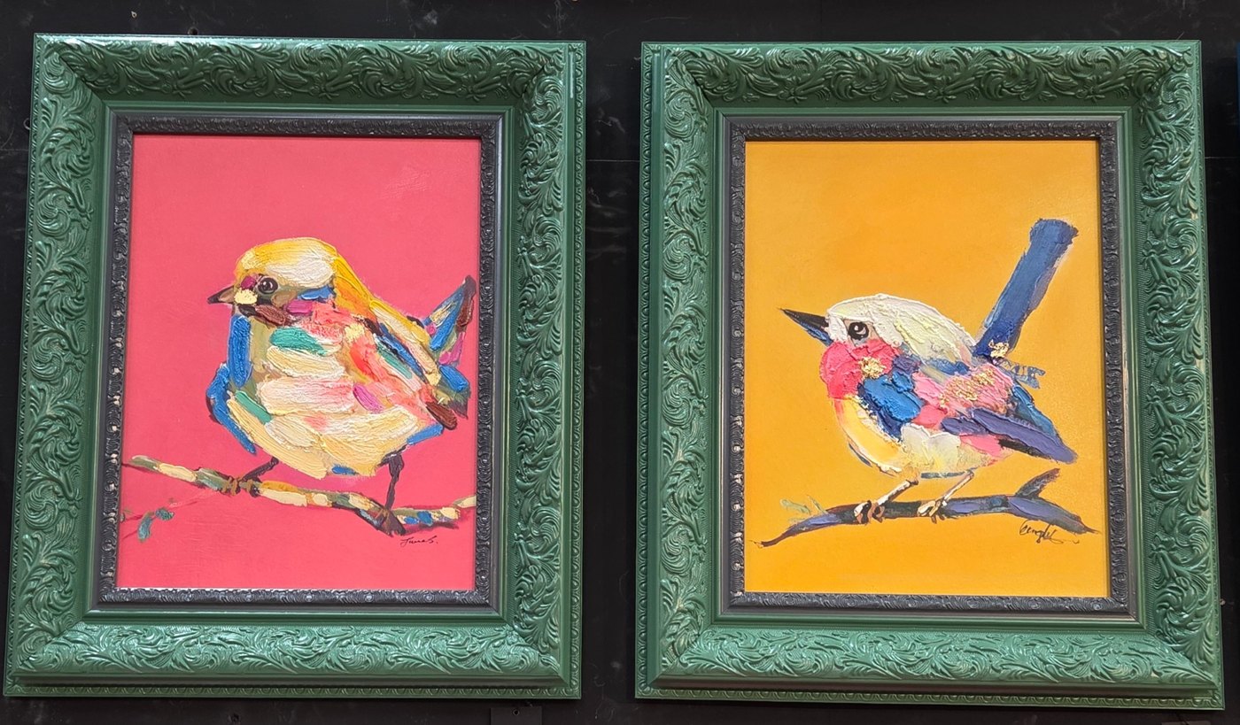 Colmore schilderij vogel